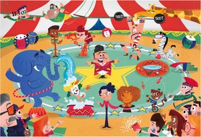 Clementoni Παιδικό Παζλ Maxi Super Color Crazy Circus 104 τμχ