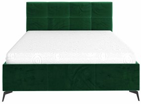 Κρεβάτι Beloit 101, Διπλό, Πράσινο, 180x200, Ταπισερί, Τάβλες για Κρεβάτι, 189x216x106cm, 97 kg | Epipla1.gr