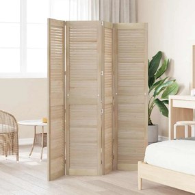 vidaXL Πόρτα Ντουλάπας με πόρτα 4 pcs Φυσικό 140.5 x 2.1 x 49.5 cm