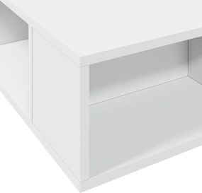 vidaXL Πλαίσιο Κρεβατιού Λευκό 140 x 200 εκ. Επεξεργ. Ξύλο