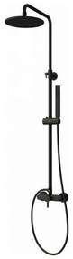Μπαταρία Σταθερού Ντους Artemis CF031M-NR Black Karag Ανοξείδωτο Ατσάλι