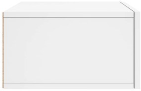 vidaXL Κομοδίνο Επιτοίχιο Λευκά 35 x 35 x 20 εκ.