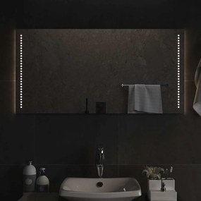 vidaXL Καθρέφτης Μπάνιου με LED 100x50 εκ.
