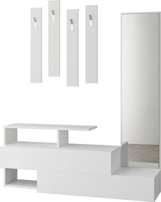 Έπιπλο Εισόδου Λευκό RAMDA 137x35x54,5