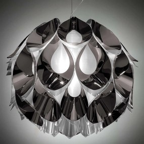 Φωτιστικό Οροφής Led Flora Medium Pewter Slamp Aluminium, Polypropylene