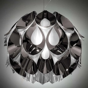 Φωτιστικό Οροφής Led Flora Medium Pewter Slamp Αλουμίνιο,Πολυπροπυλένιο