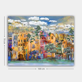Decorative Canvas Painting 622007036_70100 Multicolor