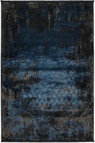 Χαλί Naf Naf Negro 15795 U01 Blue-Black Βιοκαρπέτ 80X150cm