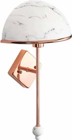 Απλίκα Τοίχου Aca Manhattan DCR171181W Marble/Copper