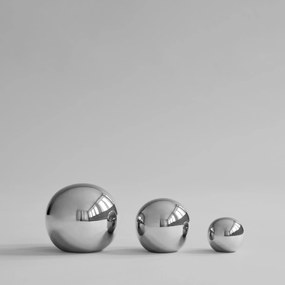Διακοσμητικές Μπάλλες Gallery Σετ 3τεμ. 11x9,5cm / 8,5x8cm / 6x5cm Chrome Κεραμικές 101 COPENHAGEN