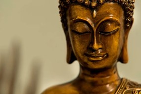 Εικόνα brondz κεφάλι του Βούδα - 90x60