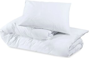 vidaXL Σετ Παπλωματοθήκης Λευκό 200 x 200 εκ. Βαμβακερό