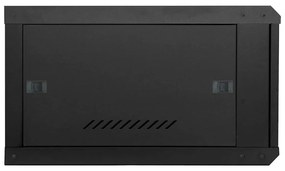 vidaXL Ντουλάπα δικτύου με αποθήκευση Μαύρο 60 x 60 x 35 cm Ατσάλι