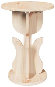 vidaXL Τραπεζάκι Πλευράς Φυσικό 39.5 x 39.5 x 53.5 εκ