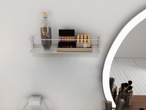 Ράφι Τοίχου Χρώμιο BANYO 7x7x33