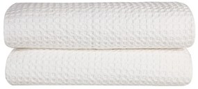 Κουβέρτα Illusion 00 White Kentia Μονό 170x250cm 100% Βαμβάκι