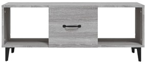 vidaXL Τραπεζάκι Σαλονιού Γκρι Sonoma 102x50x40 εκ. Επεξεργασμένο Ξύλο