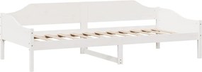 vidaXL Σκελετός Κρεβ. Χωρίς Στρώμα Λευκό 90x190 εκ Μασίφ Πεύκο