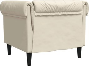 vidaXL Πολυθρόνα Chesterfield Λινό