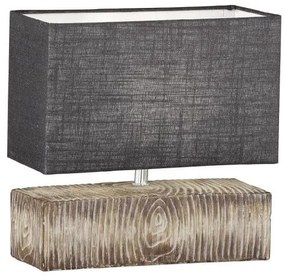 Επιτραπέζιο Φωτιστικό Ξύλο Hauke 50643 Fischer Honsel-50643-Γκρι 50643