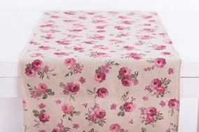 Beauty Home ΡΑΝΝΕΡ ΦΛΟΡΑΛ ΡΟΖΑ   32 cm x 1,5 m