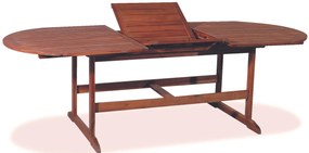 Ξύλινο Επεκτεινόμενο Τραπέζι Acacia Wood 150 + 50 = 200 x 90 x 72(h)cm