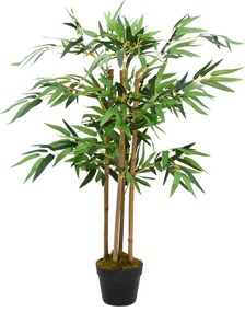 Μπαμπού Πολύκλαδο Τεχνητό με Γλάστρα 90 εκ.