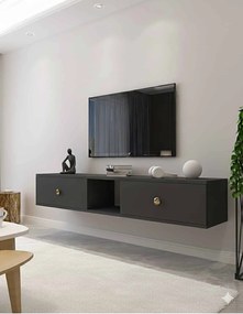Stewehome Επιτοίχια βάση τηλεόρασης από μοριοσανίδα 150x30x26 cm