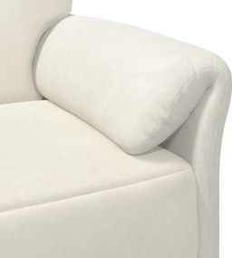 vidaXL Σετ Καναπέ 2 τμχ. Κρεμ Βελούδο