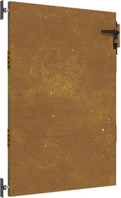 vidaXL Πόρτα Κήπου 85x125 εκ. από Ατσάλι Corten