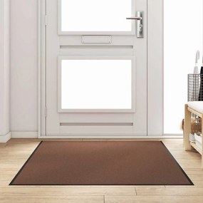 vidaXL Πατάκι Πόρτας Ορθογώνιο Καφέ 120x180 εκ