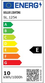 Sollux Φωτιστικό οροφής Dio 9,9xLED/10w, Χρώμα άσπρο