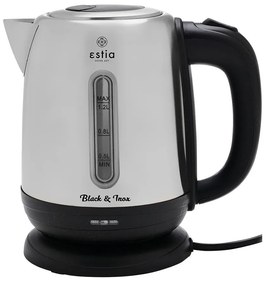 ESTIA ΒΡΑΣΤΗΡΑΣ BLACK &amp; INOX ΑΝΟΞΕΙΔΩΤΟΣ 1.2lt 1.630W 06-17248