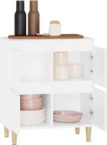 vidaXL Συρταριέρα Λευκή 60 x 35 x 70 εκ. από Επεξεργασμένο Ξύλο