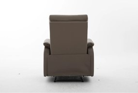 Πολυθρόνα Ανακλινόμενη ArteLibre TALITHA Καφέ PU 79x97x101cm