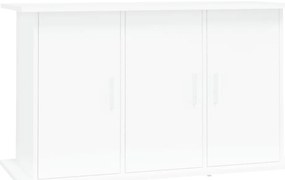 vidaXL Βάση Ενυδρείου Λευκή 101 x 41 x 58 εκ. από Επεξεργασμένο Ξύλο