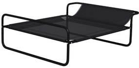 Κρεβάτι σκύλου PawHut, υπερυψωμένη κατασκευή, κάλυμμα Mesh, ατσάλινο πλαίσιο, 29 x 91 x 69 cm, Μαύρο