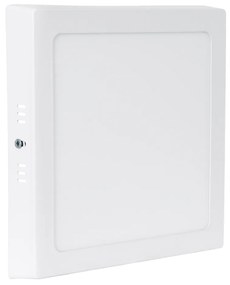 GloboStar® 60204 Εξωτερικό LED Panel 22x22cm 20W 2120lm 120° AC 220-240V IP20 Μ22 x Π22 x Υ3cm Φυσικό Λευκό 4500K - 3 Χρόνια Εγγύηση