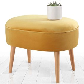 Σκαμπό Moile 209FLF1205 63x44x47cm Yellow