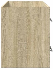 vidaXL Ντουλάπι Νιπτήρα Sonoma Δρυς 100 x 38,5 x 48 εκ. Επεξ. Ξύλο