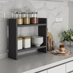 Ράφι Κουζίνας Ανθρακί DENVER 34x10x30