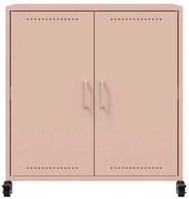 vidaXL Ντουλάπι Ροζ 68x39x72 εκ. από Χάλυβα