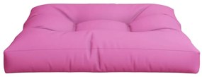 Μαξιλάρι Παλέτας Ροζ 80 x 80 x 12 εκ. Υφασμάτινο - Ροζ
