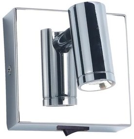 Απλίκα Φωτιστικό Τοίχου Σποτ LED 5W 3000K Χρώμιο 5847 Spotlight-5847-Χρώμιο 5847