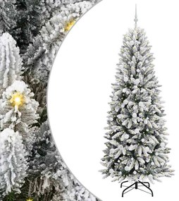 vidaXL Τεχνητό Χριστουγεννιάτικο Δέντρο με 300 LED Λευκό 210 cm