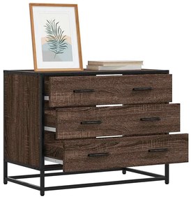 ντουλάπι συρταριών καφέ δρυς Ξύλο μηχανικής κατασκευής