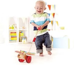 Ξύλινο "Push &amp; Pull Butterfly" Hape