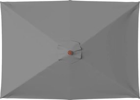 vidaXL Ομπρέλα Κήπου Ανθρακί 150 x 200 εκ. με Ξύλινο Ιστό