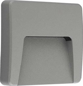 Απλίκα LED Εξωτερικού Χώρου Aca SLIM42 Grey