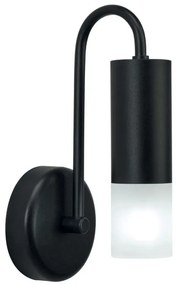 Arkolight Φωτιστικό Απλίκα G9 Αλουμίνιο - Πλέξυ Φ5cm Μαύρο 180-3/Α1
